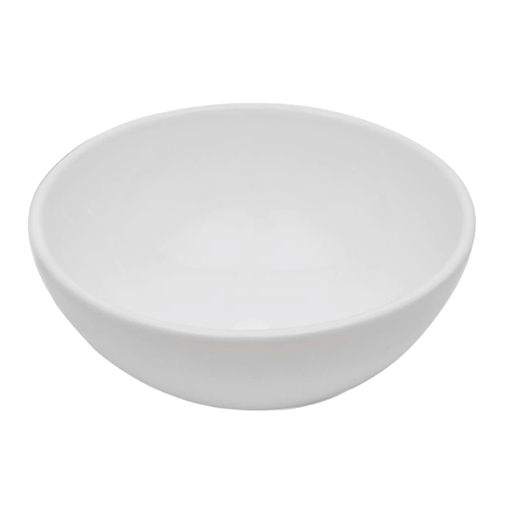 Lavabo de salle de bain avec mitigeur Céramique Rond Blanc