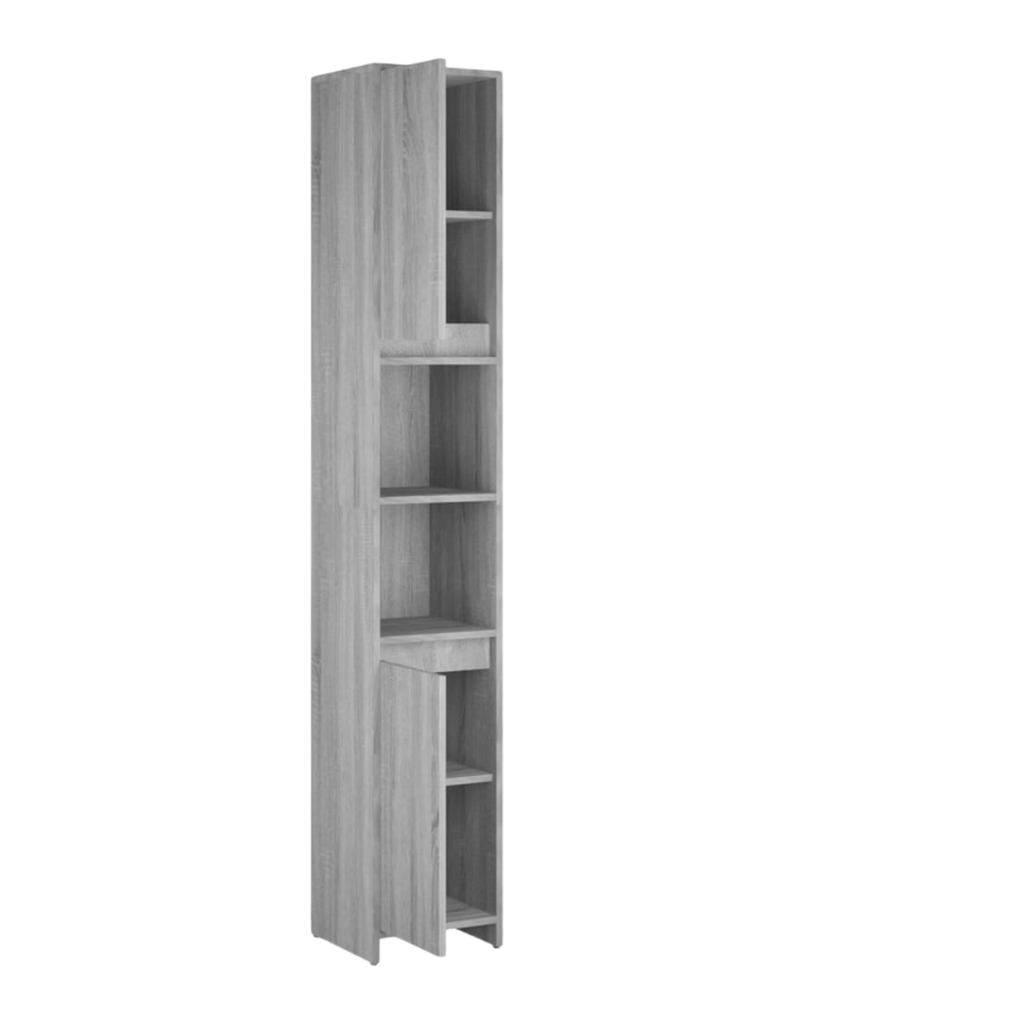 Armoire de salle de bain Sonoma gris