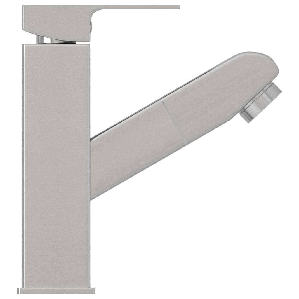 Robinet de lavabo rétractable de bain Argenté