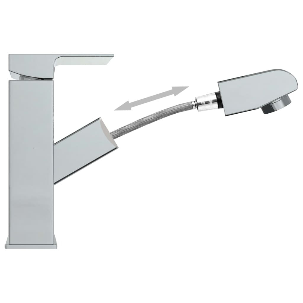 Robinet de lavabo rétractable Finition chromée