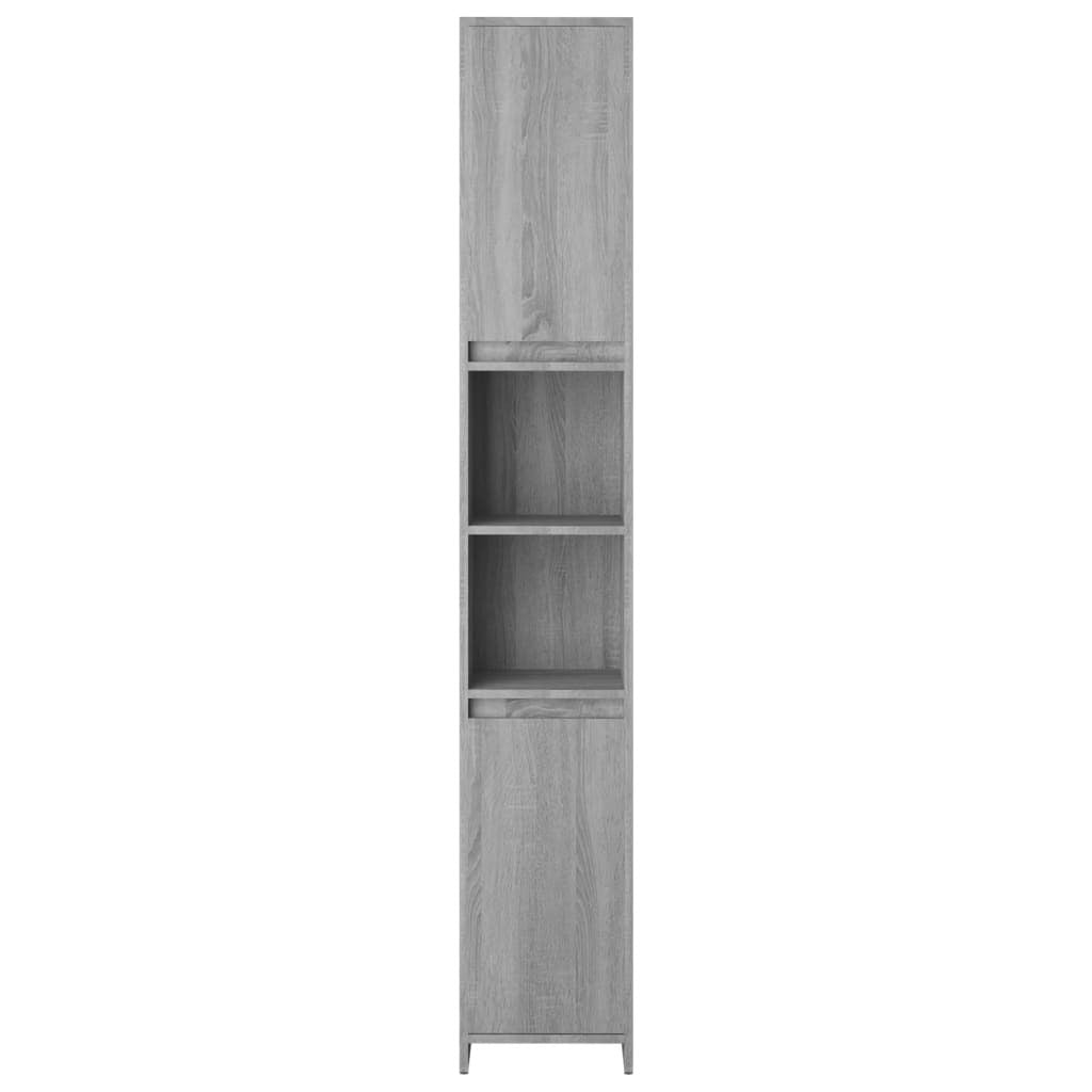 Armoire de salle de bain Sonoma gris