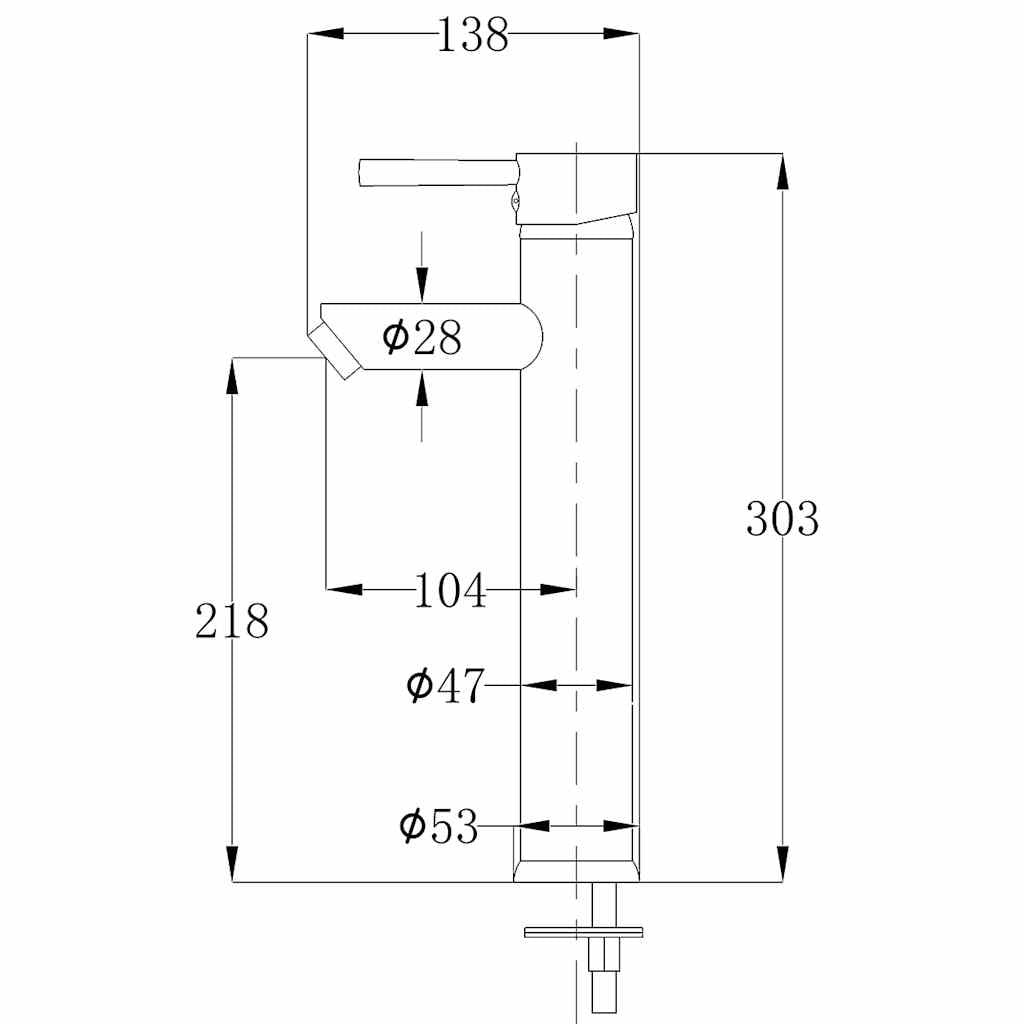 Lavabo de salle de bain avec mitigeur Céramique Ovale Blanc