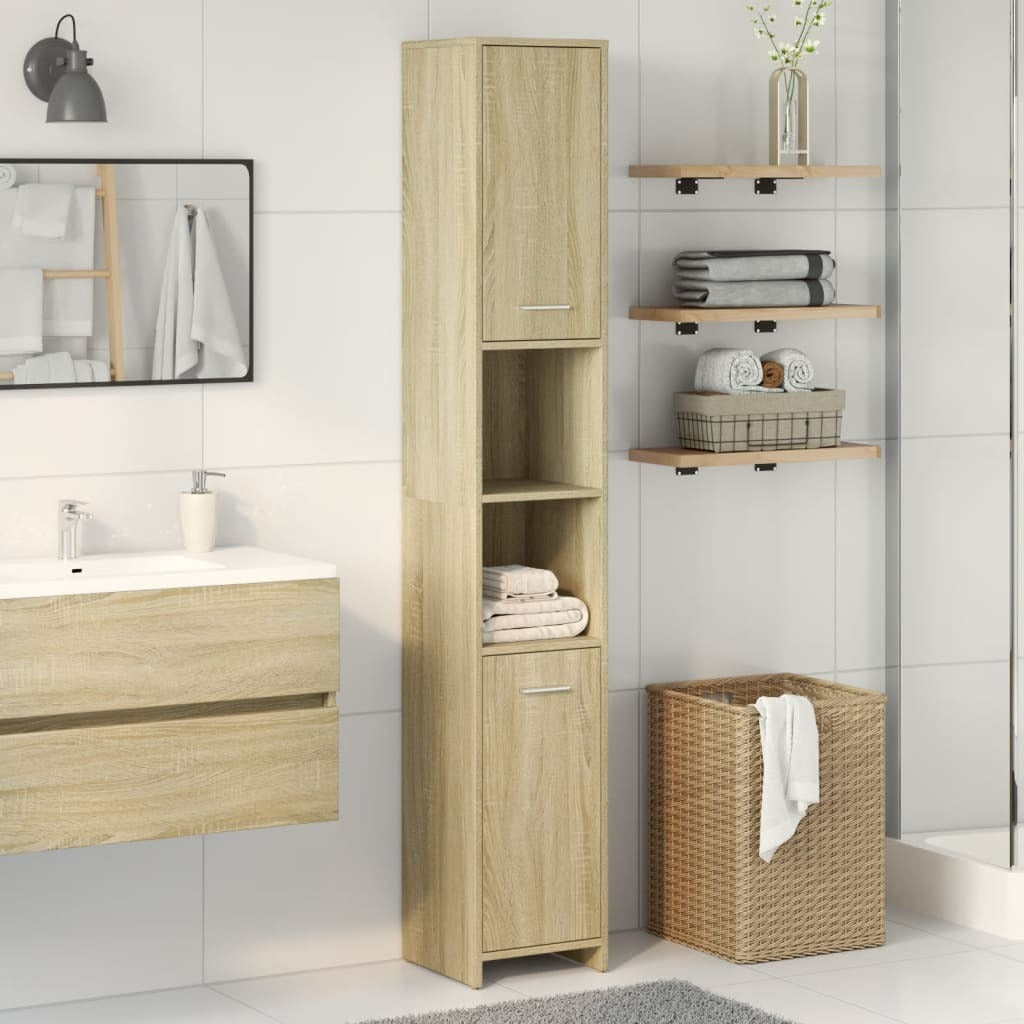 Armoire de salle de bain Chêne sonoma