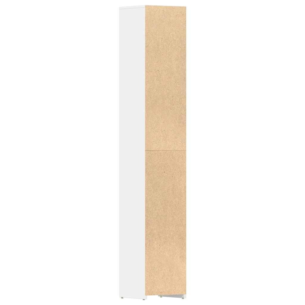 Armoire de salle de bain Blanc en Bois d'ingénierie